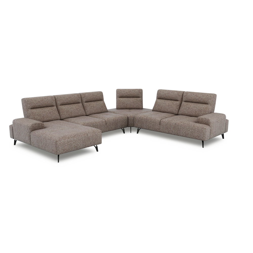 CERVIA – Modular Push-Back Sofa (Corner)