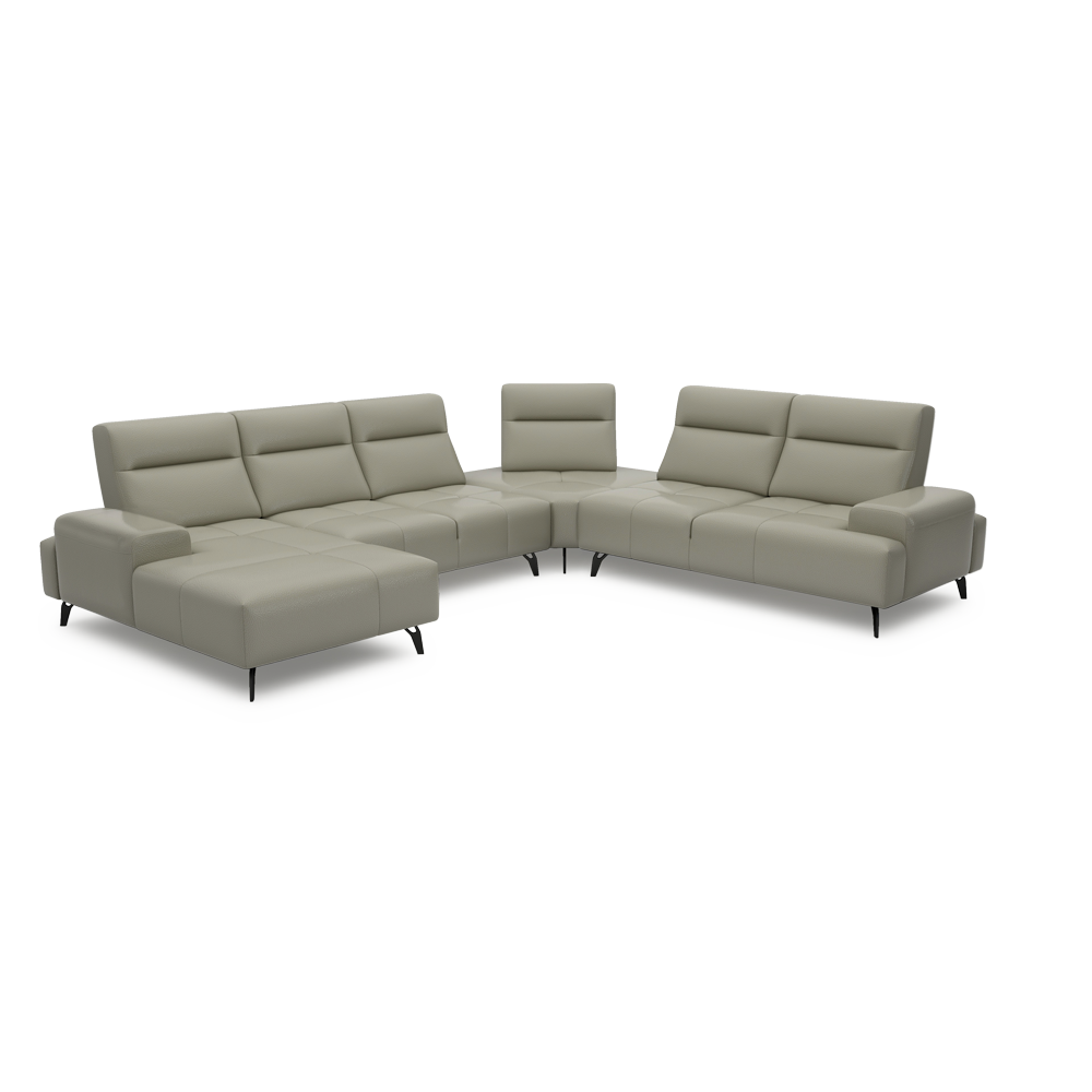 CERVIA – Modular Push-Back Sofa (Corner)