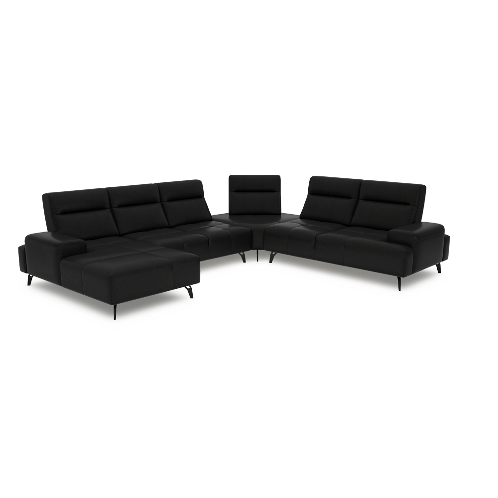 CERVIA – Modular Push-Back Sofa (Corner)