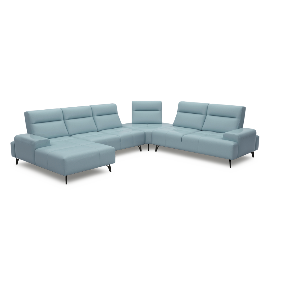 CERVIA – Modular Push-Back Sofa (Corner)