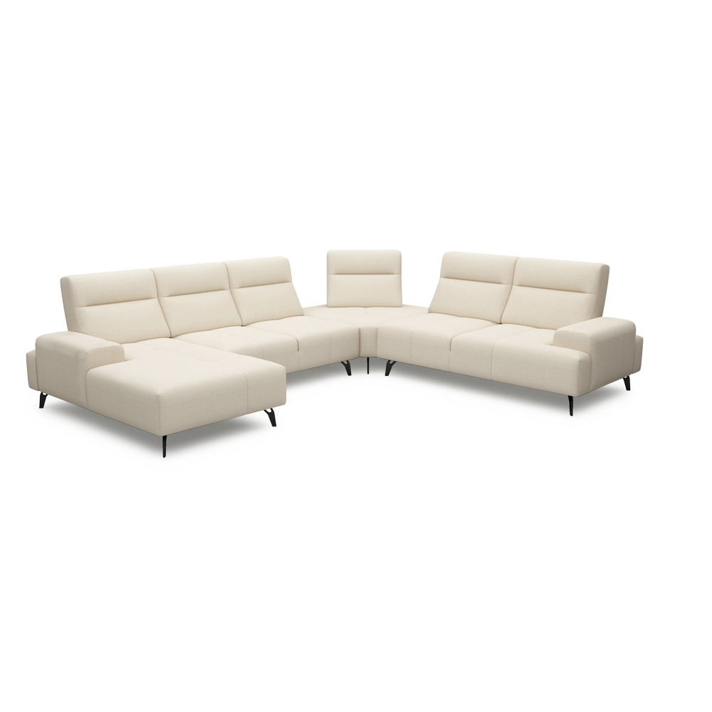 CERVIA – Modular Push-Back Sofa (Corner)
