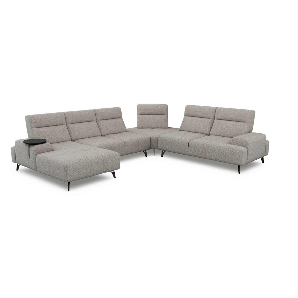 CERVIA – Modular Push-Back Sofa (Corner)