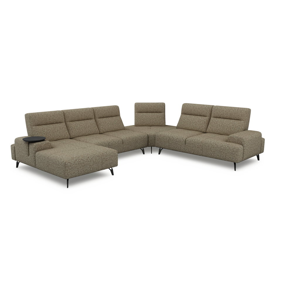 CERVIA – Modular Push-Back Sofa (Corner)