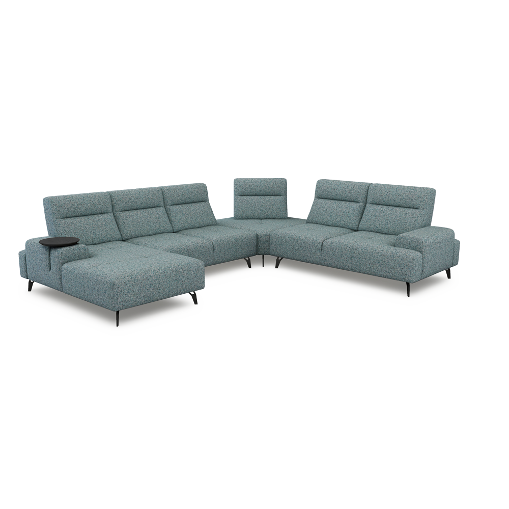 CERVIA – Modular Push-Back Sofa (Corner)