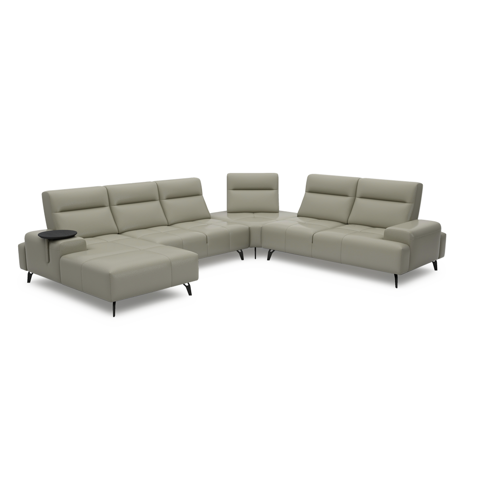 CERVIA – Modular Push-Back Sofa (Corner)