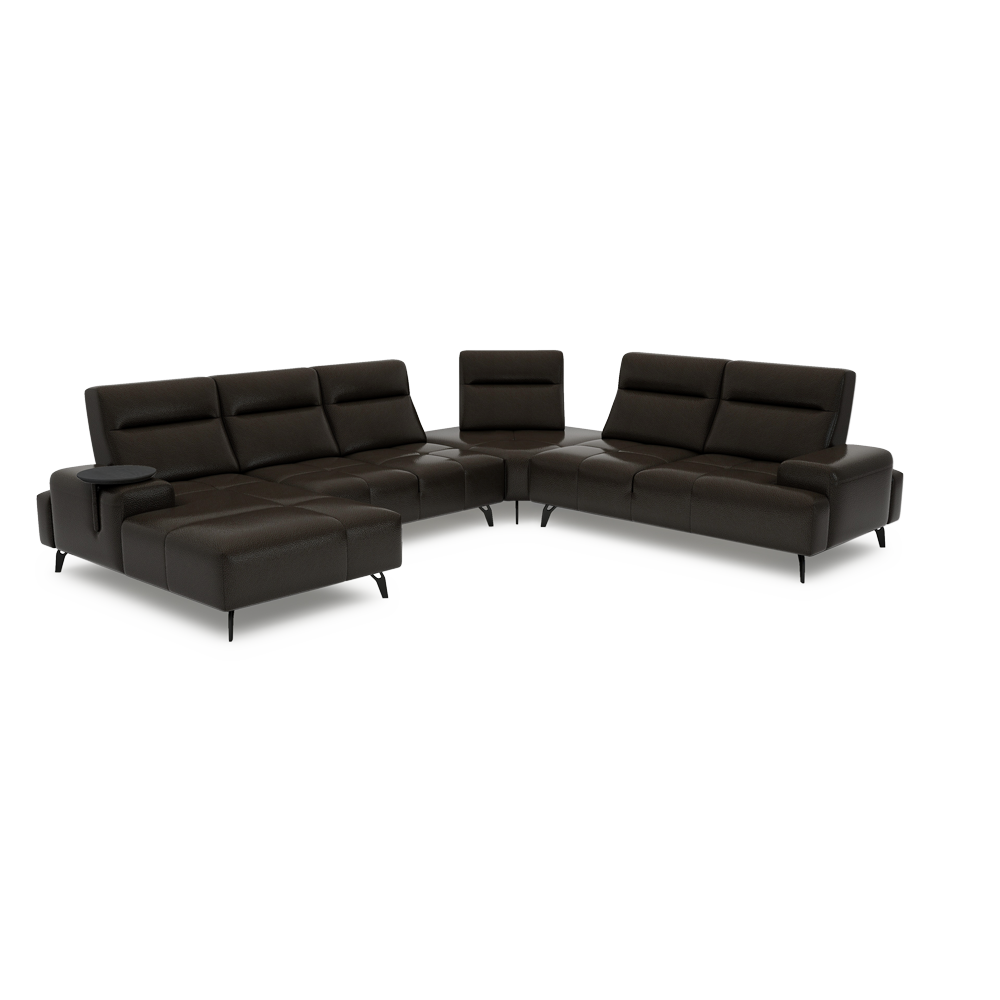 CERVIA – Modular Push-Back Sofa (Corner)