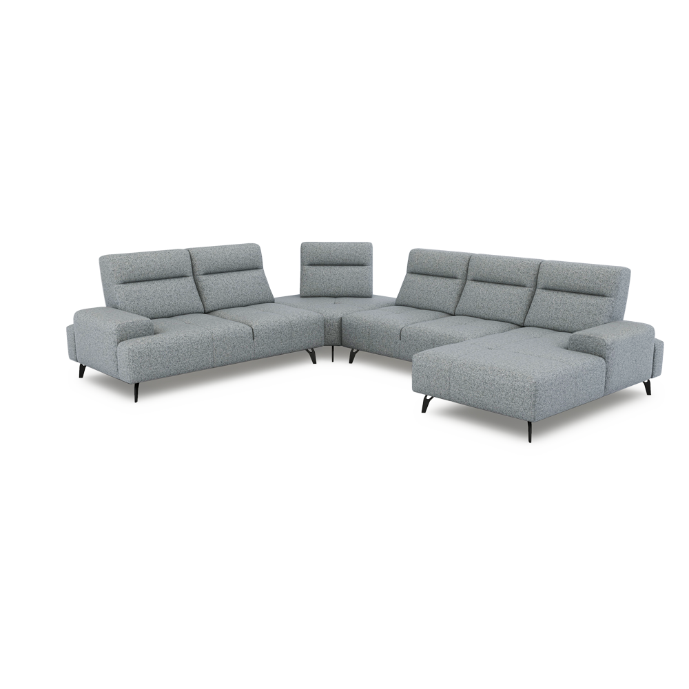 CERVIA – Modular Push-Back Sofa (Corner)