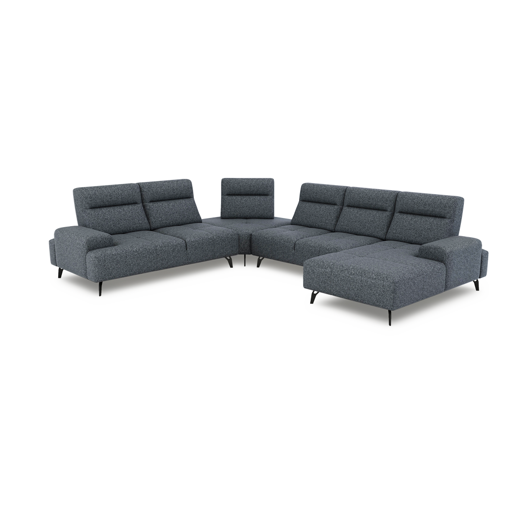 CERVIA – Modular Push-Back Sofa (Corner)