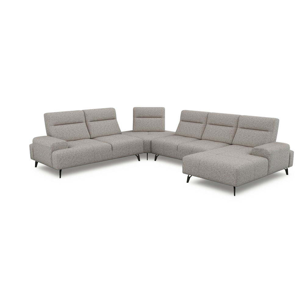 CERVIA – Modular Push-Back Sofa (Corner)