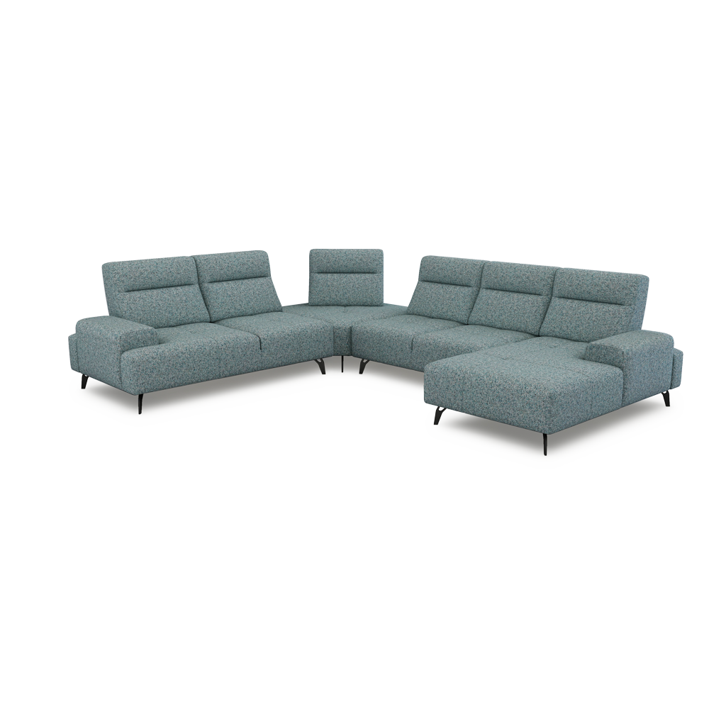 CERVIA – Modular Push-Back Sofa (Corner)