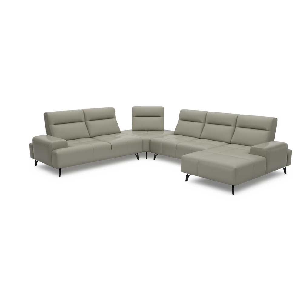 CERVIA – Modular Push-Back Sofa (Corner)