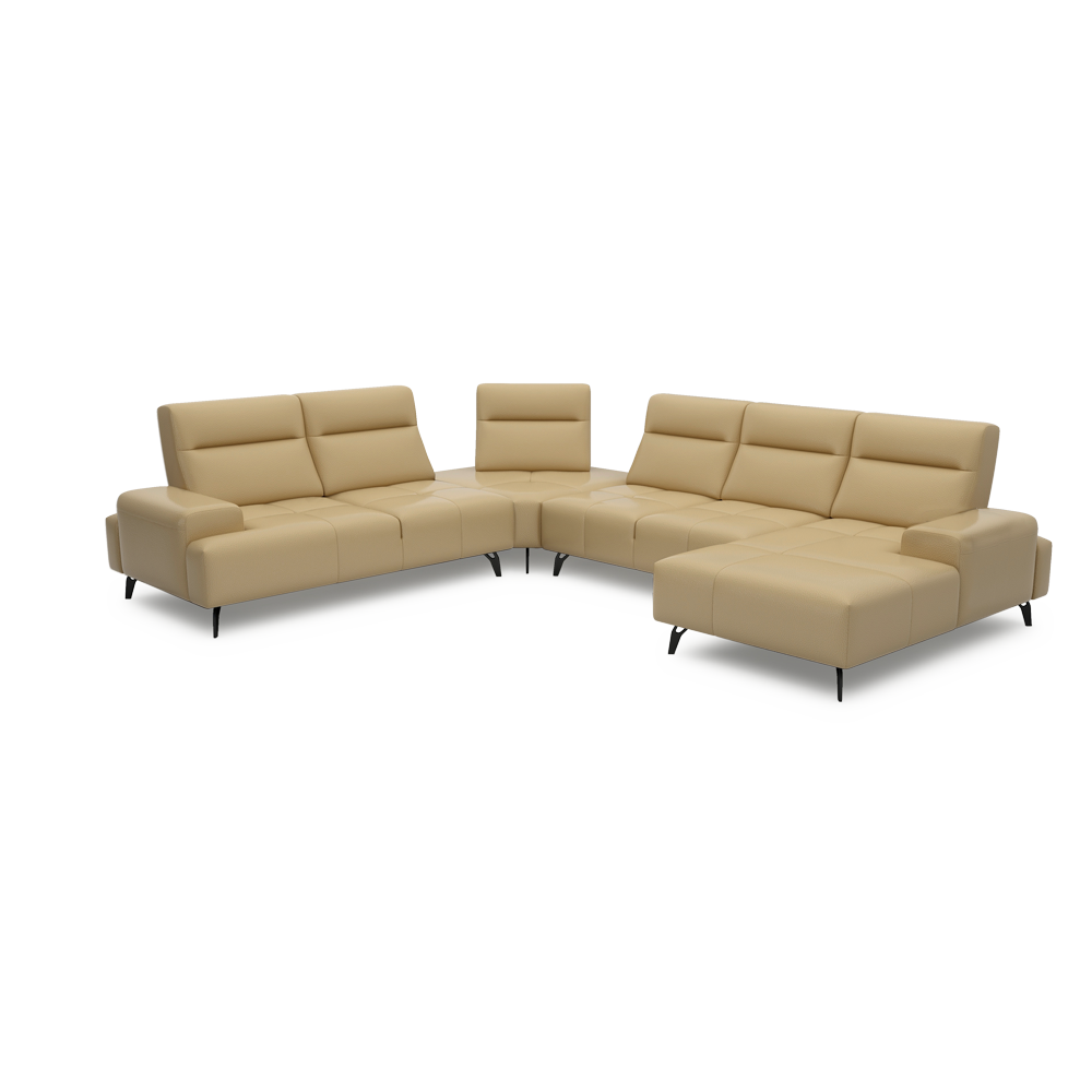 CERVIA – Modular Push-Back Sofa (Corner)