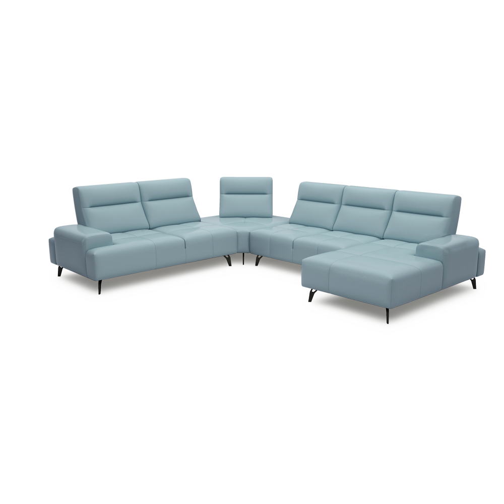 CERVIA – Modular Push-Back Sofa (Corner)