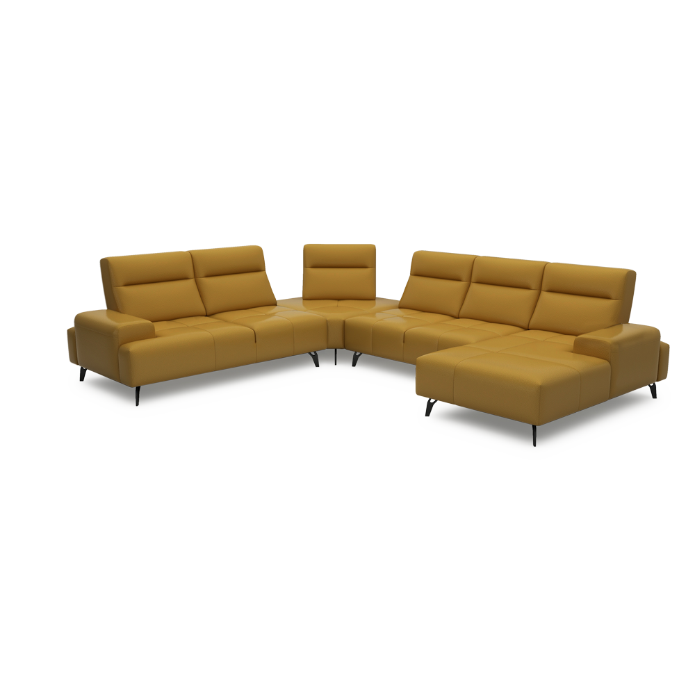 CERVIA – Modular Push-Back Sofa (Corner)