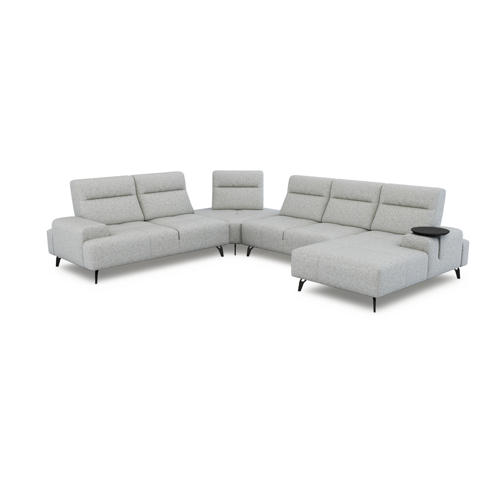 CERVIA – Modular Push-Back Sofa (Corner)