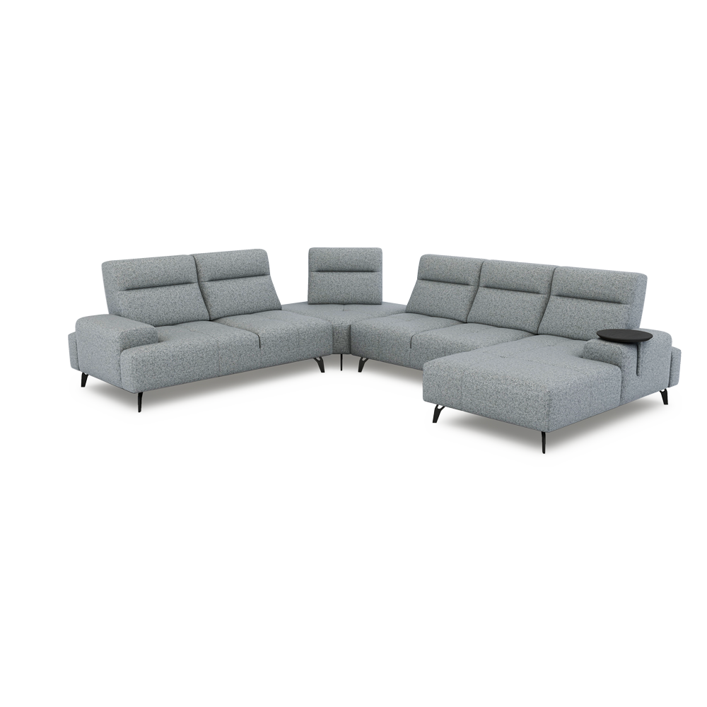 CERVIA – Modular Push-Back Sofa (Corner)