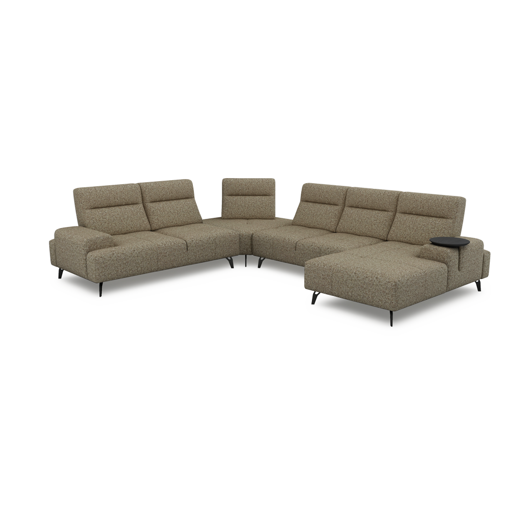 CERVIA – Modular Push-Back Sofa (Corner)