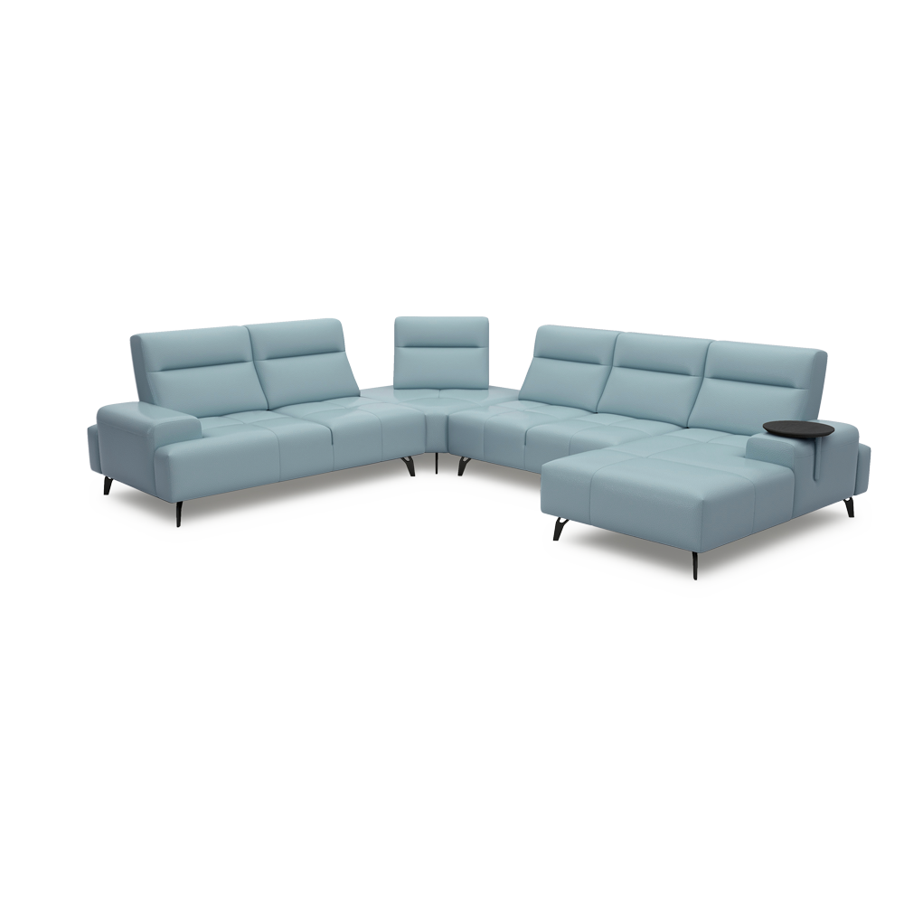 CERVIA – Modular Push-Back Sofa (Corner)
