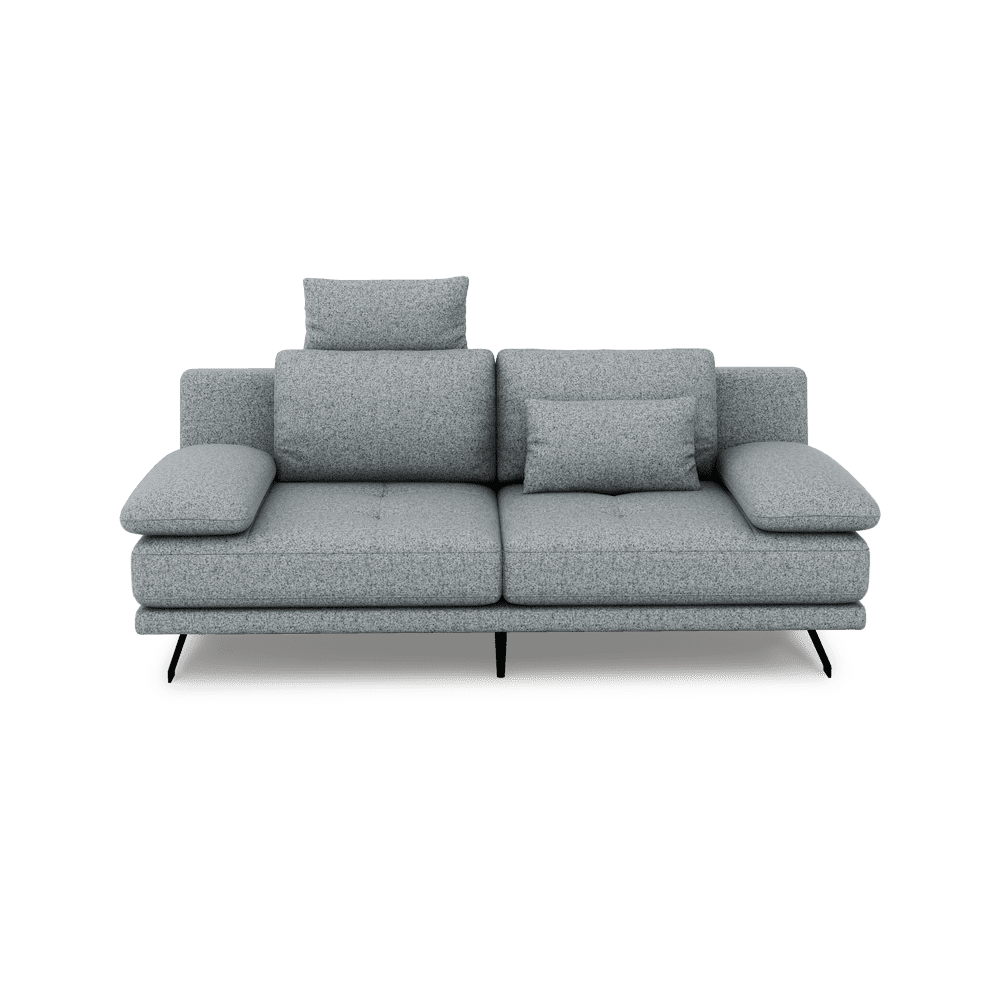 LUPANA – 3-Seater Sofa with Adjustable Seat & Removable Headrest