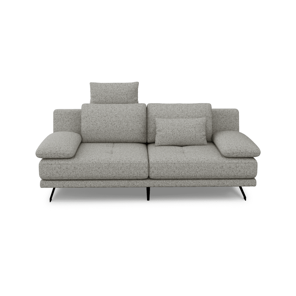 LUPANA – 3-Seater Sofa with Adjustable Seat & Removable Headrest