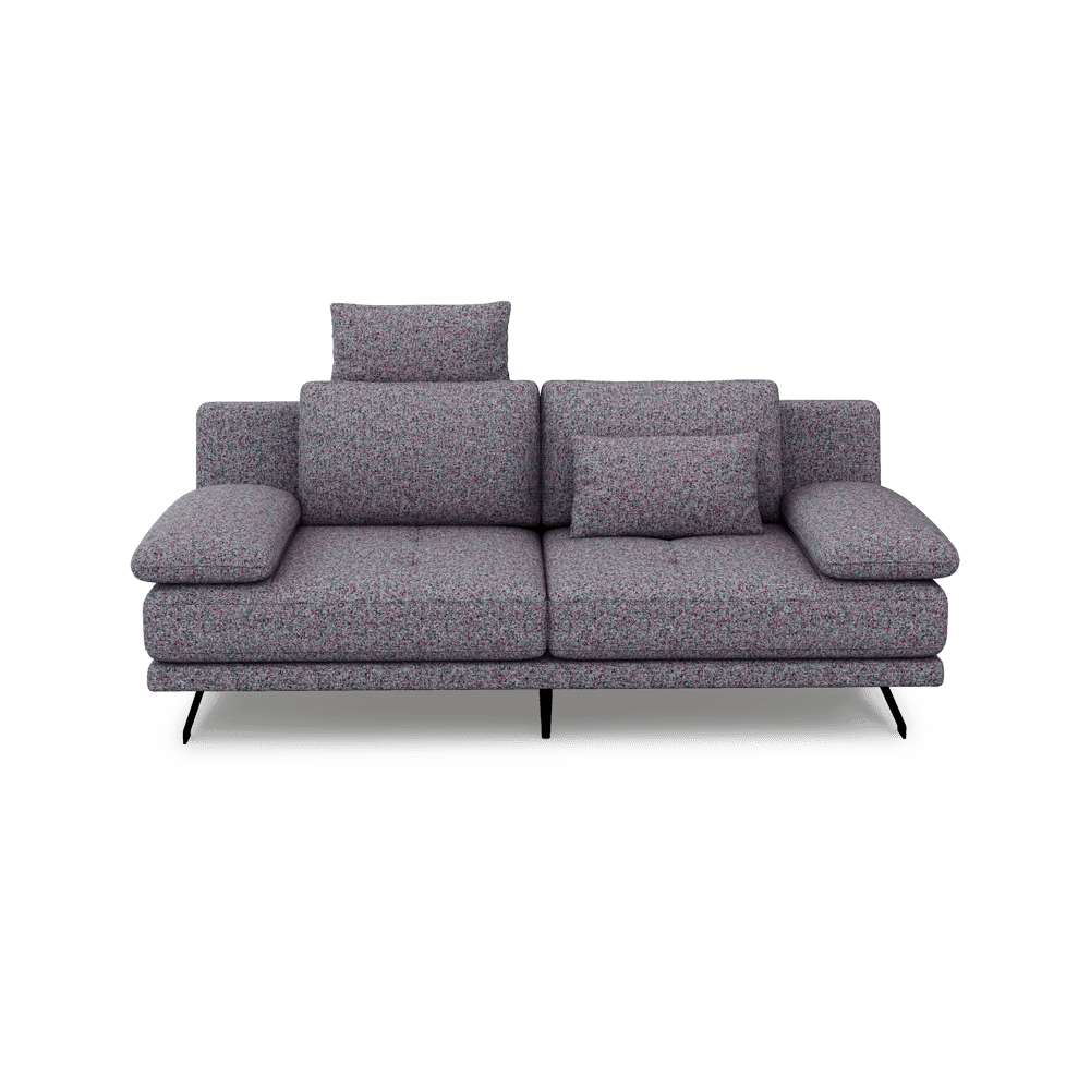 LUPANA – 3-Seater Sofa with Adjustable Seat & Removable Headrest