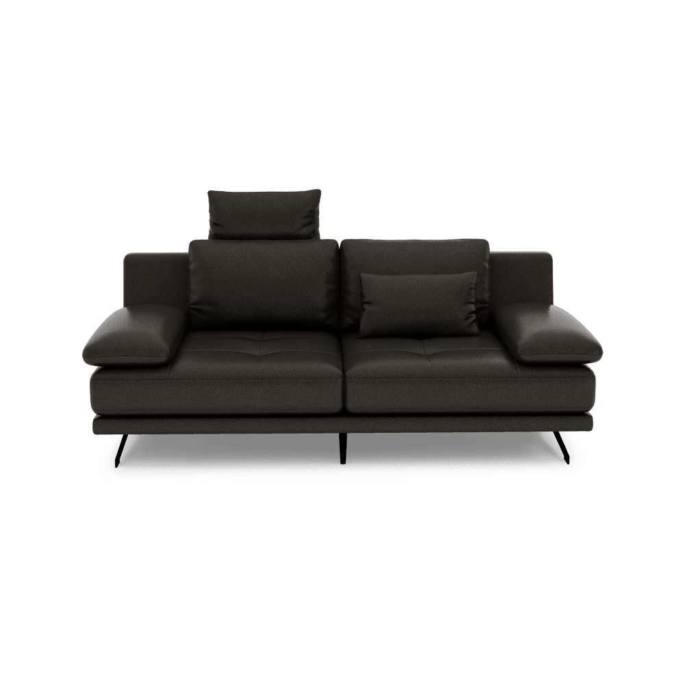 LUPANA – 3-Seater Sofa with Adjustable Seat & Removable Headrest