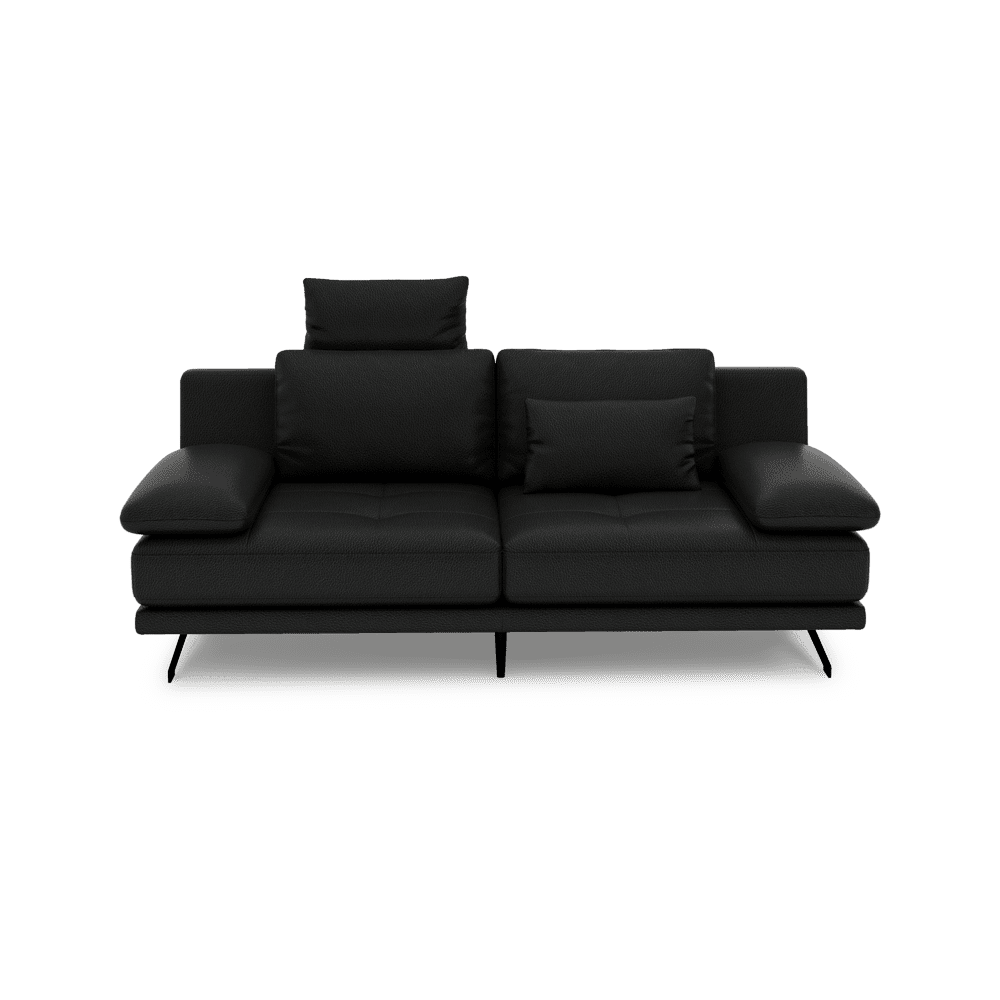 LUPANA – 3-Seater Sofa with Adjustable Seat & Removable Headrest