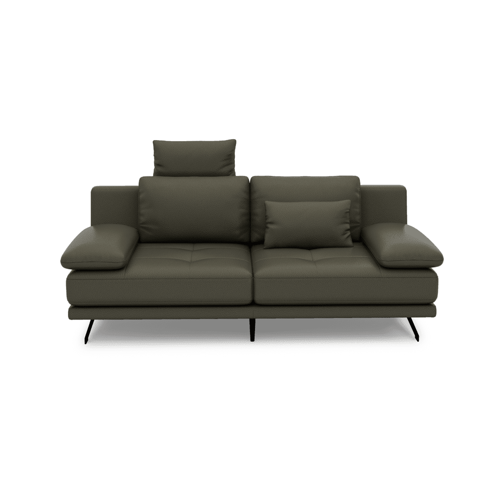 LUPANA – 3-Seater Sofa with Adjustable Seat & Removable Headrest