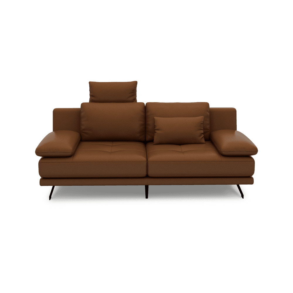 LUPANA – 3-Seater Sofa with Adjustable Seat & Removable Headrest