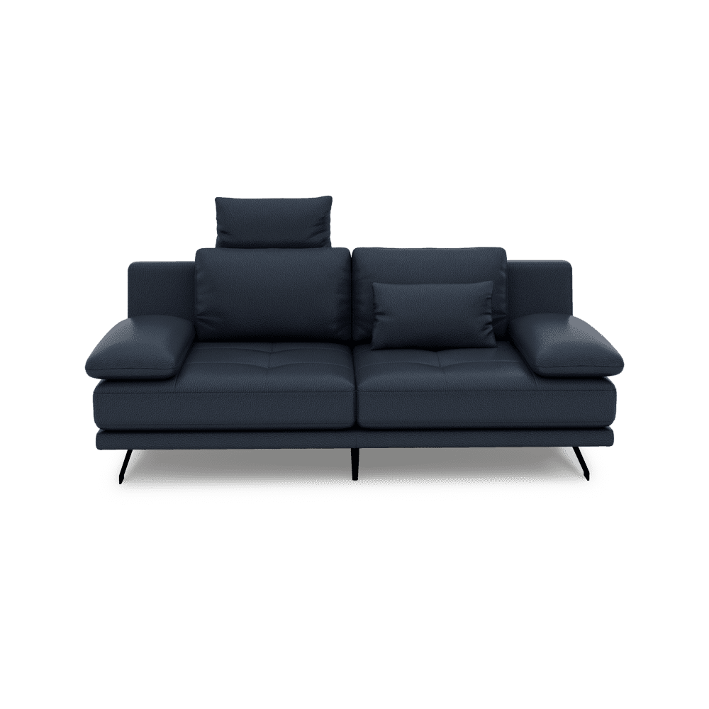LUPANA – 3-Seater Sofa with Adjustable Seat & Removable Headrest