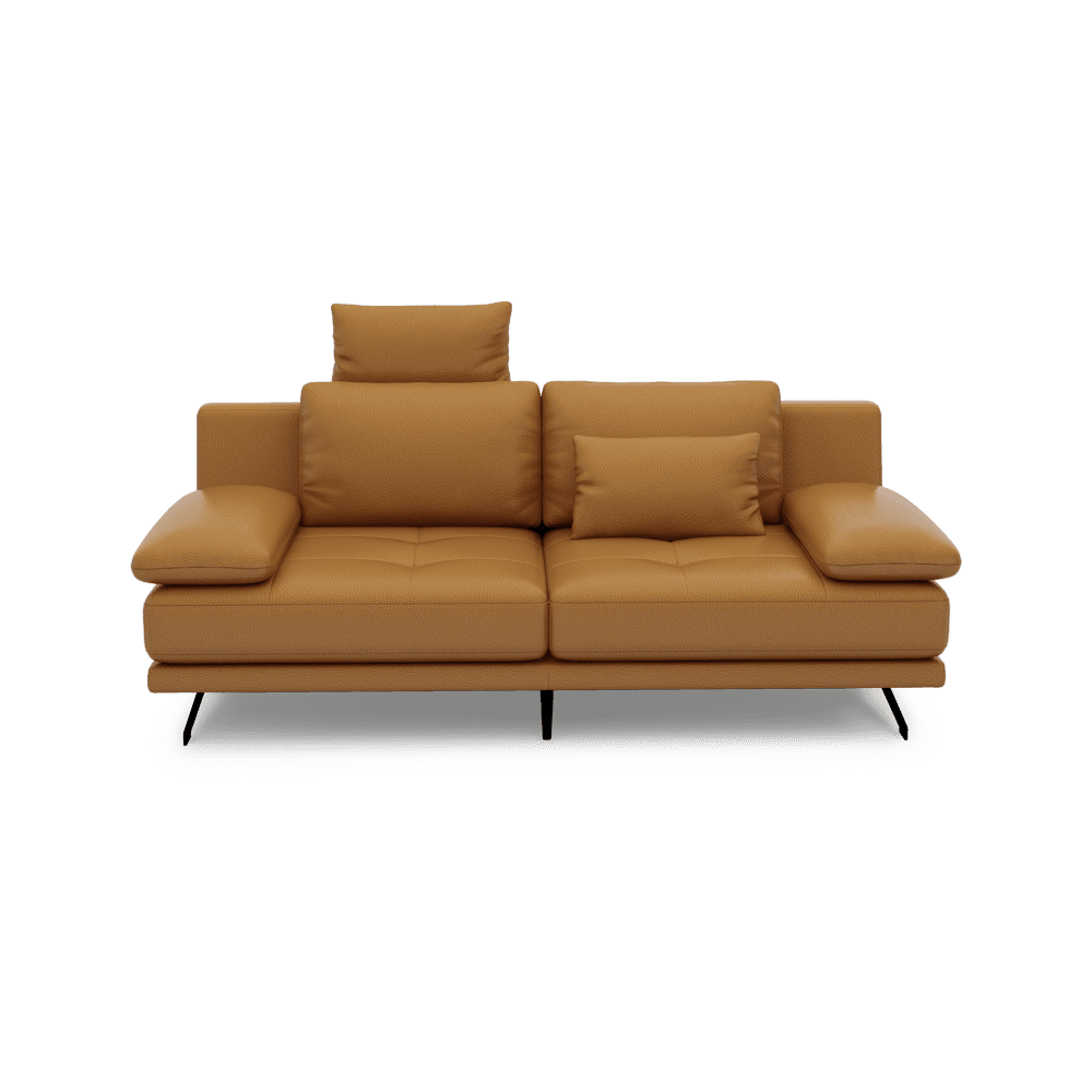LUPANA – 3-Seater Sofa with Adjustable Seat & Removable Headrest