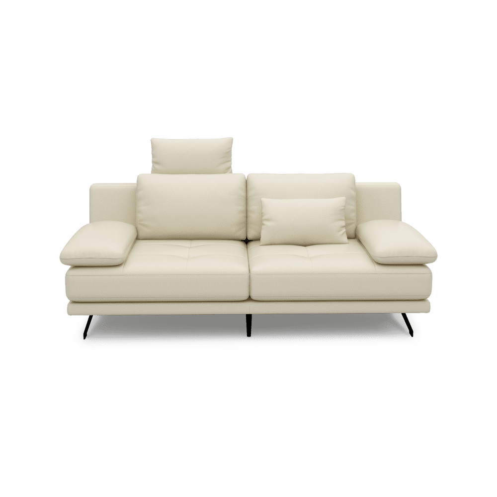 LUPANA – 3-Seater Sofa with Adjustable Seat & Removable Headrest
