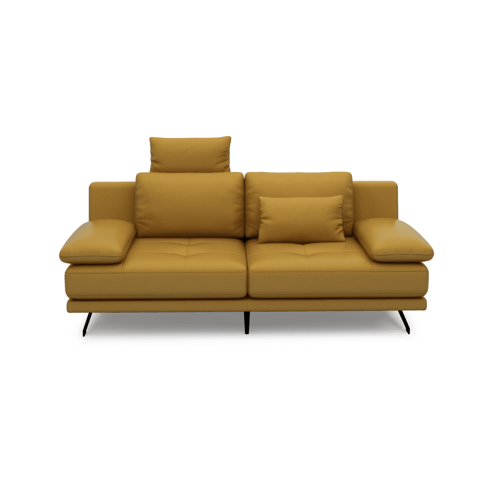 LUPANA – 3-Seater Sofa with Adjustable Seat & Removable Headrest