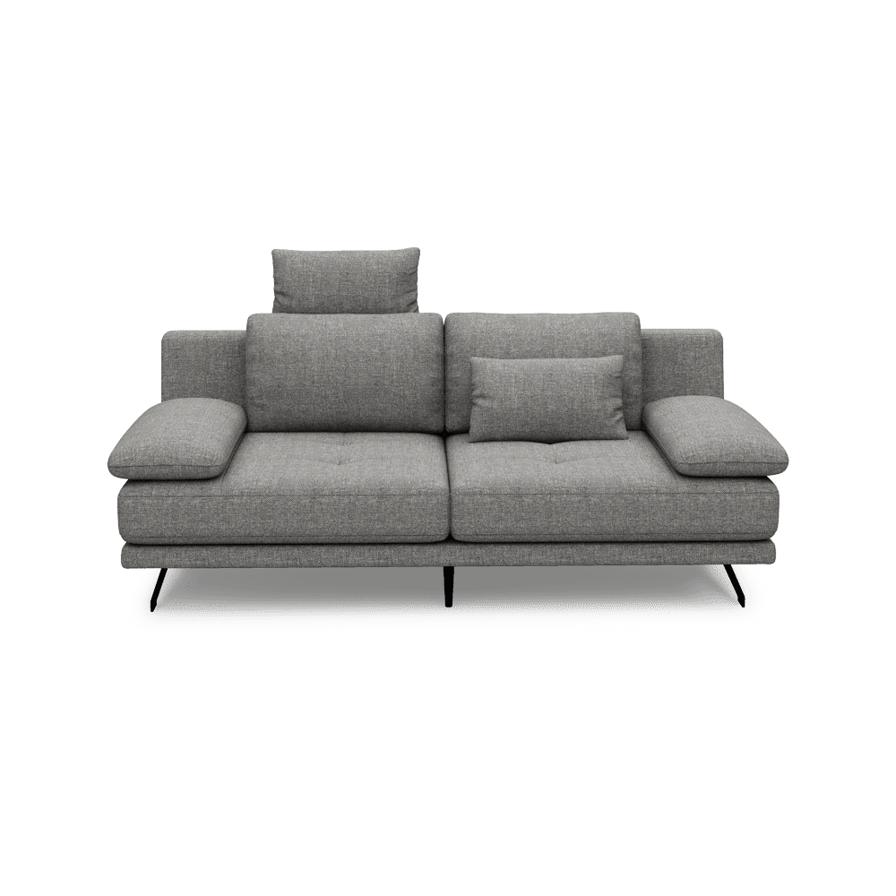 LUPANA – 3-Seater Sofa with Adjustable Seat & Removable Headrest