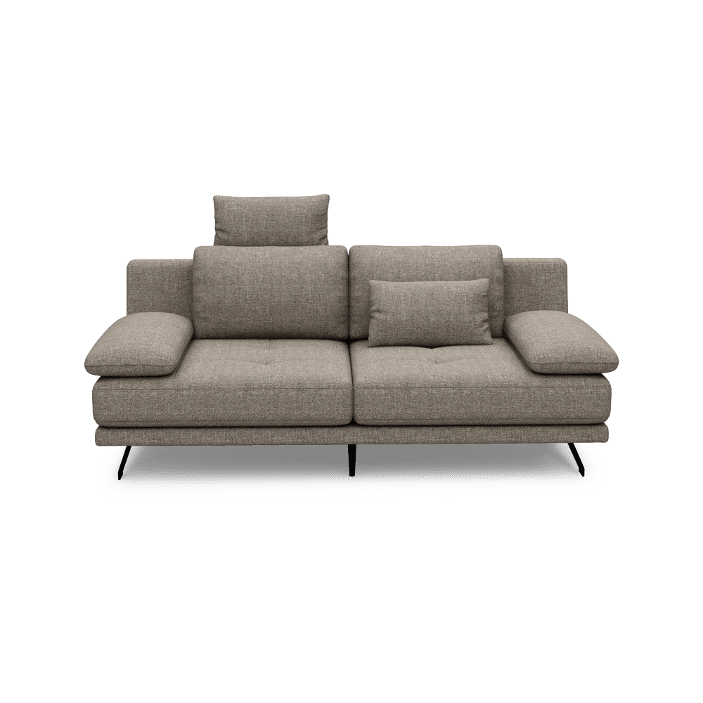LUPANA – 3-Seater Sofa with Adjustable Seat & Removable Headrest