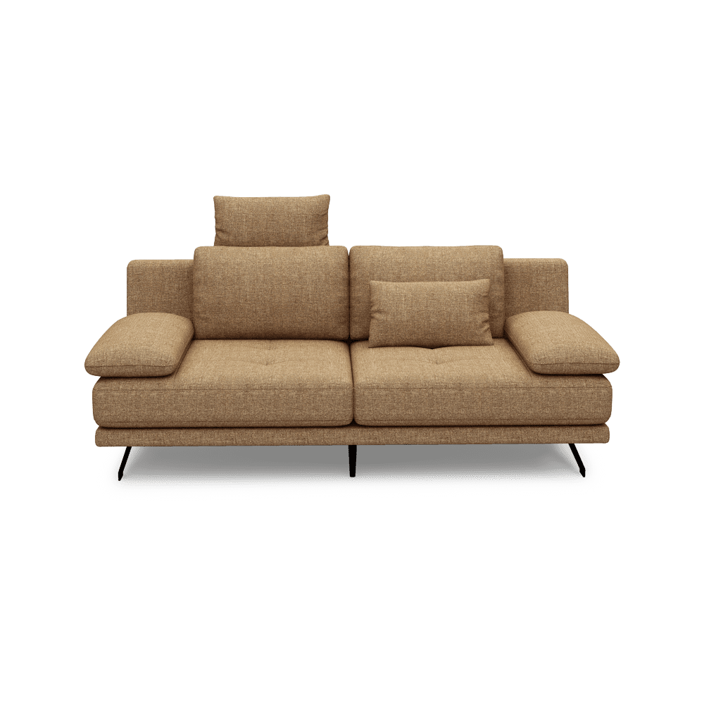 LUPANA – 3-Seater Sofa with Adjustable Seat & Removable Headrest
