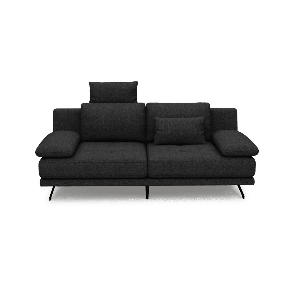 LUPANA – 3-Seater Sofa with Adjustable Seat & Removable Headrest