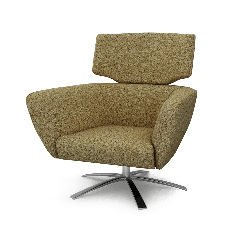 CYNOS – Swivel Fabric Armchair