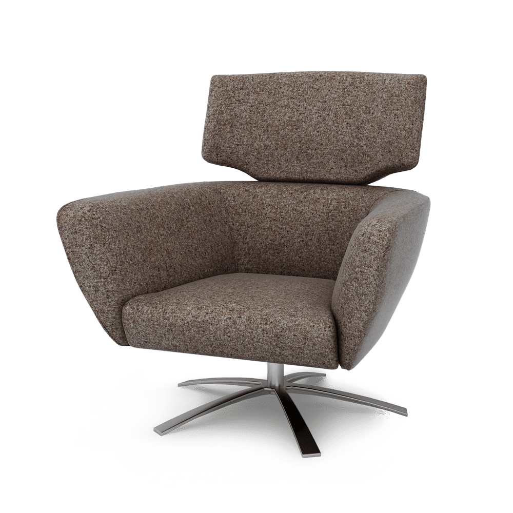 CYNOS – Swivel Fabric Armchair