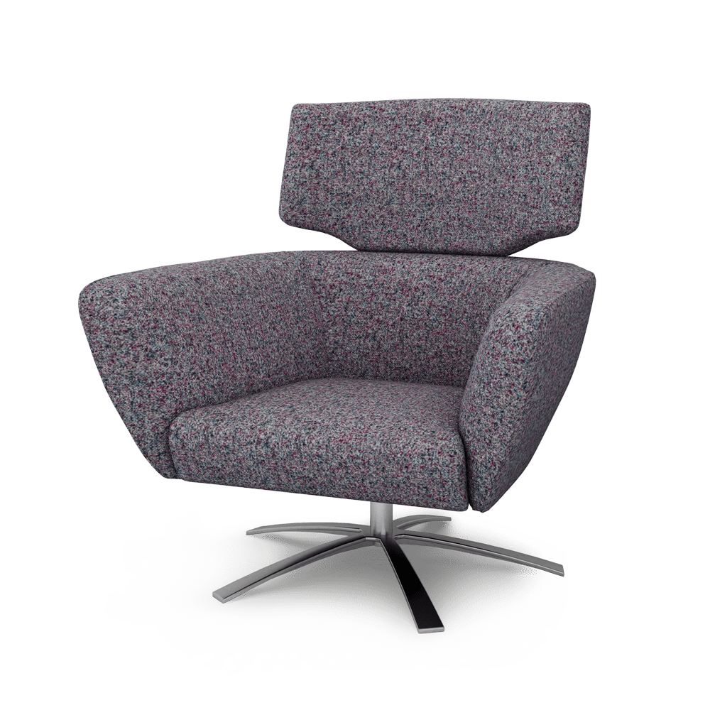 CYNOS – Swivel Fabric Armchair