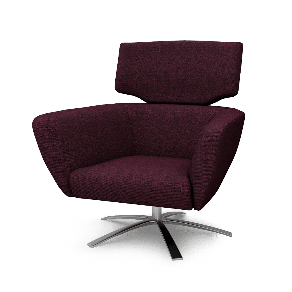 CYNOS – Swivel Fabric Armchair