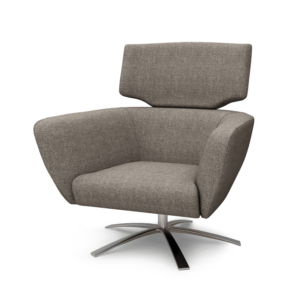 CYNOS – Swivel Fabric Armchair