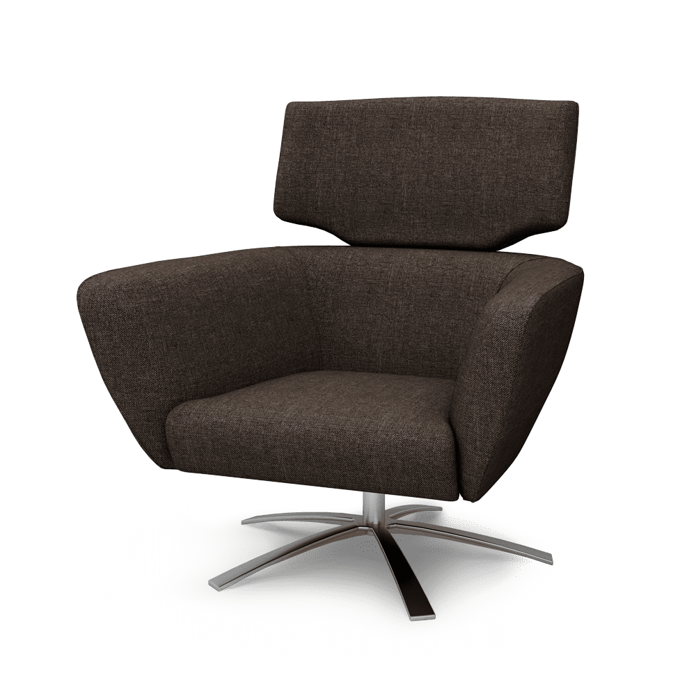 CYNOS – Swivel Fabric Armchair