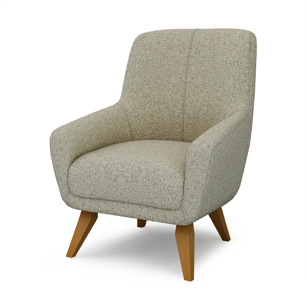 ICORR - Fabric / Leather Armchair