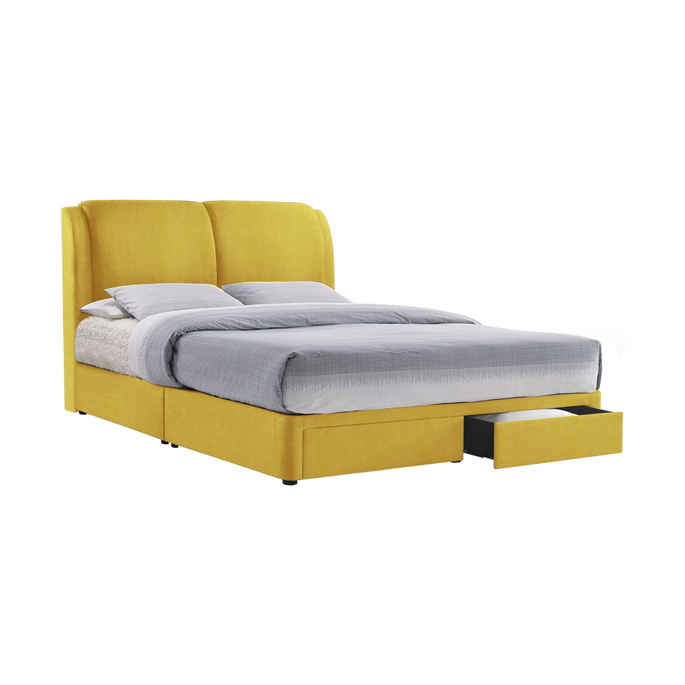 ALFRED - Mix & Match Divan Bed Frame (with drawer) - Single / Super Single / Queen / King