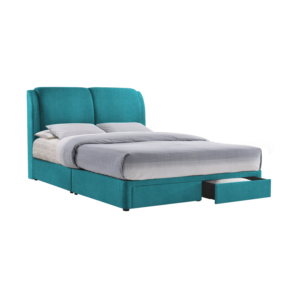 ALFRED - Mix & Match Divan Bed Frame (with drawer) - Single / Super Single / Queen / King