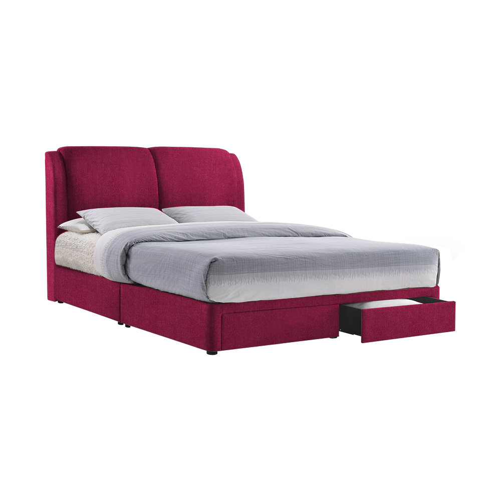 ALFRED - Mix & Match Divan Bed Frame (with drawer) - Single / Super Single / Queen / King