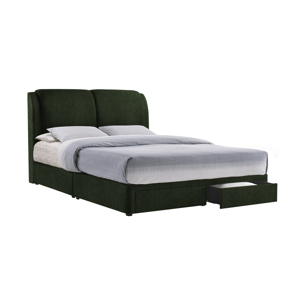 ALFRED - Mix & Match Divan Bed Frame (with drawer) - Single / Super Single / Queen / King