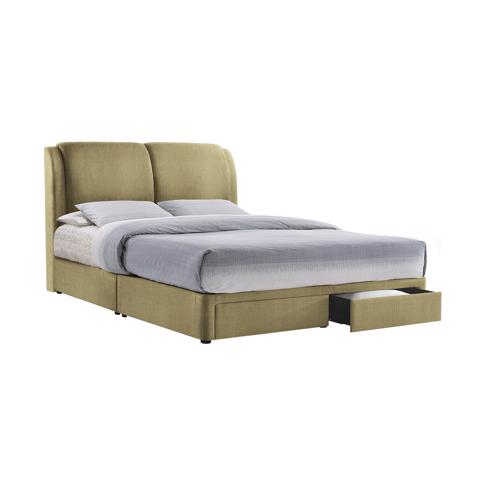 ALFRED - Mix & Match Divan Bed Frame (with drawer) - Single / Super Single / Queen / King