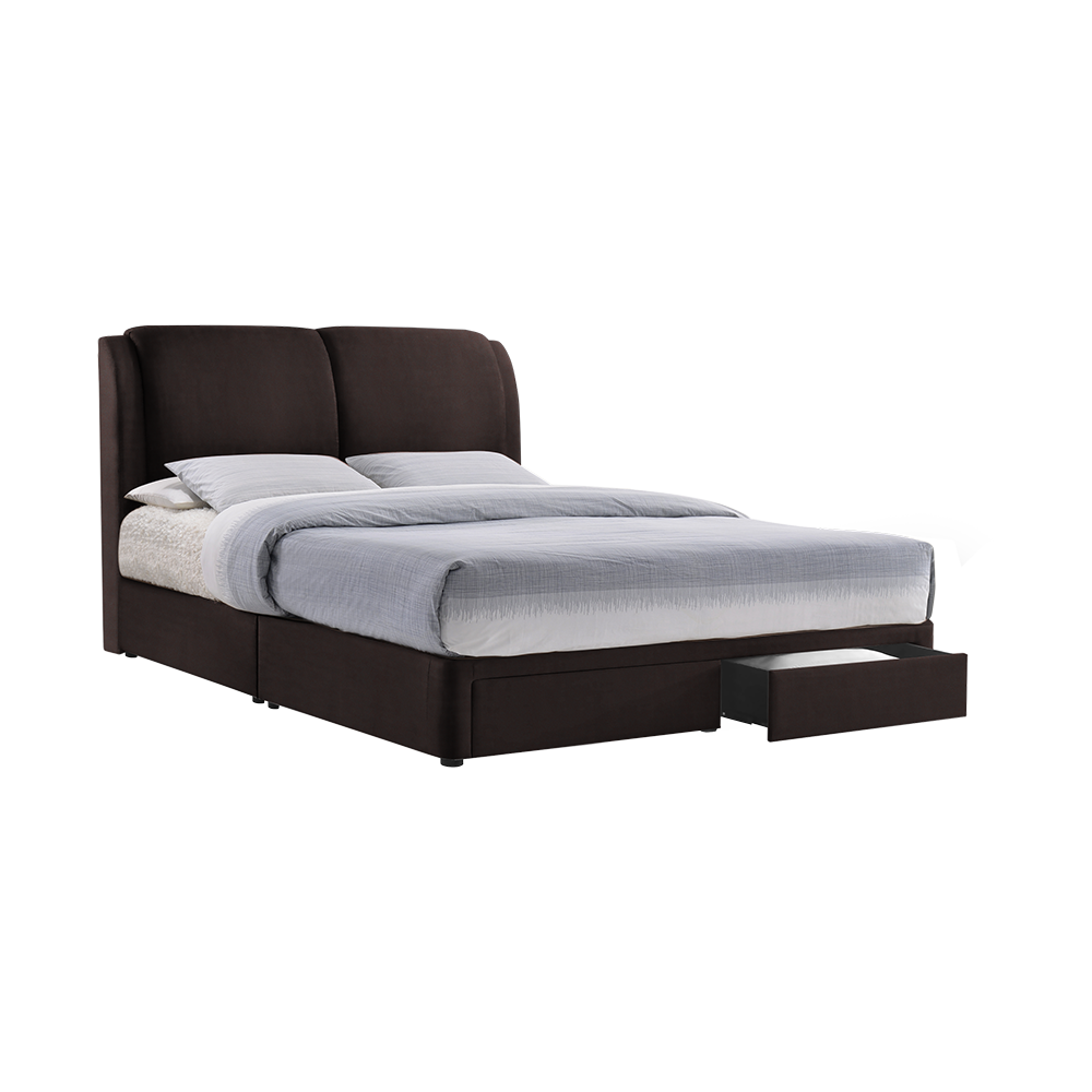 ALFRED - Mix & Match Divan Bed Frame (with drawer) - Single / Super Single / Queen / King